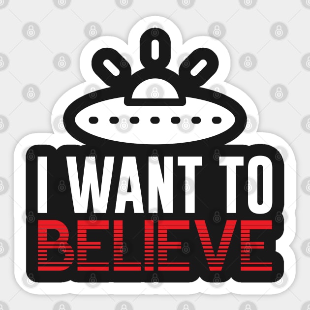 I Want to Believe Sticker by mstory